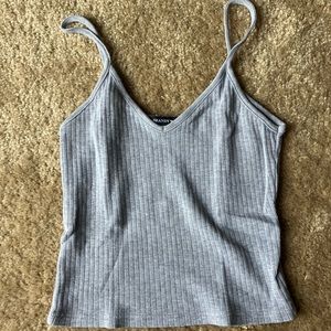 brandy melville grey tank top